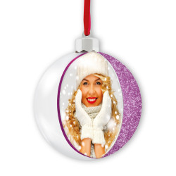 Glob Crăciun cu fotografie...