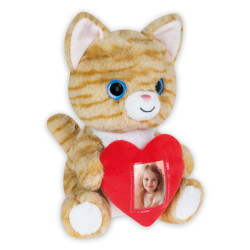 Pisica din plus cu inima foto