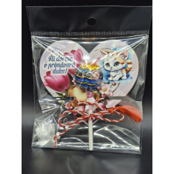 Martisor Chupa Chups- Pisica